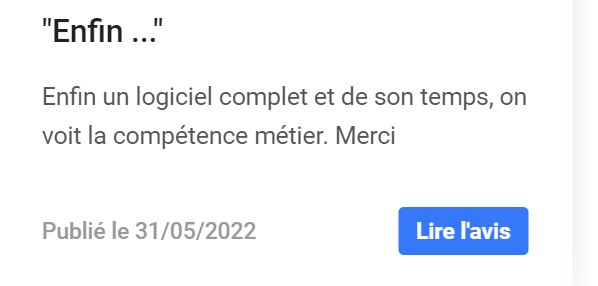 Cliente partageant un retour d'expérience